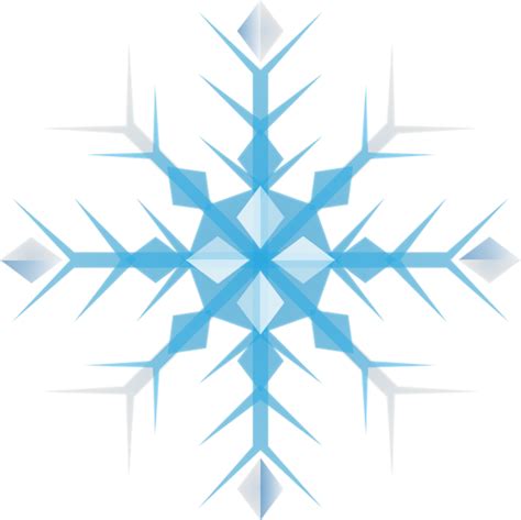 Simple Geometric Snowflake Vector Illustration Public Domain Vectors