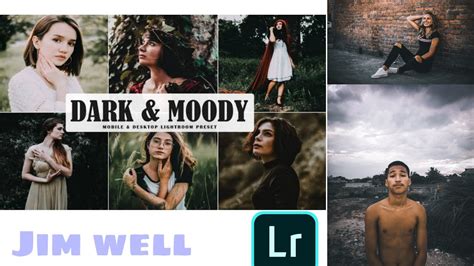 How To Edit Moody Black Lightroom Mobile Presets Dng Moody Black