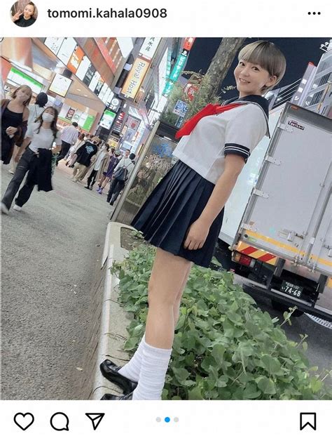 華原朋美がセーラー服姿披露「前にコスプレしたやつ載せまーす」ルーズソックスもバッチリ― スポニチ Sponichi Annex 芸能