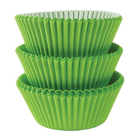 Formas Cupcake Em Papel Verdes Unid Misterius Pt