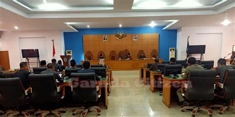 Dprd Bengkulu Utara Paripurna Nota Pengantar Rapbd