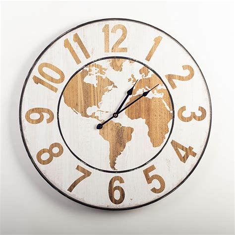 Wall Clock, World Map – FORPOST TRADE INC.