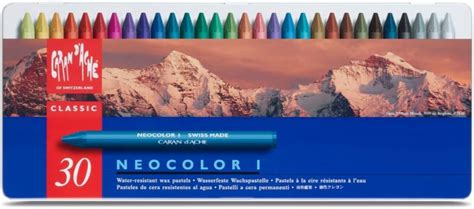 Amazon.com: Neocolor I Water-Resistant Wax Pastels, 30 Colors