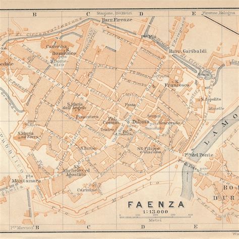 Faenza Maps - Etsy