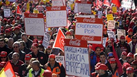 La Justicia Declara Nulo El ERE De Coca Cola Y Obliga A Readmitir A