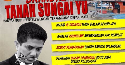 Skandal Tanah Sungai Yu Azmin Senyap ~ Keris 7 Lok