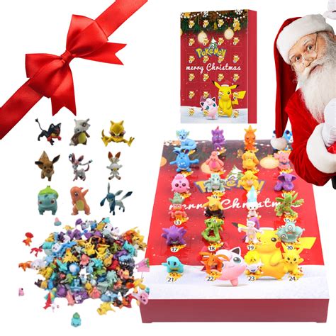 KALENDARZ ADWENTOWY FIGURKI POKEMON POKEMONY NIESPODZIANKI ZESTAW XXL