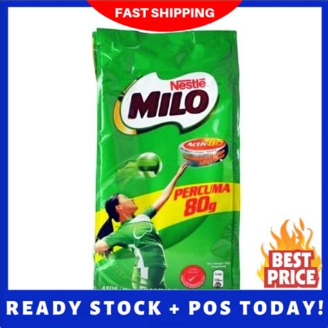 Nestle Milo Activ Go Chocolate Malt Powder Soft Pack G Shopee