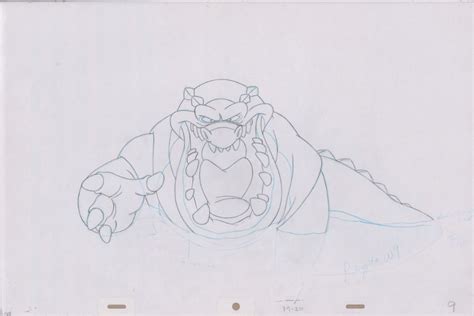 Pencil Art Gator (Sequence 19-20) | Swan Princess – The Swan Princess