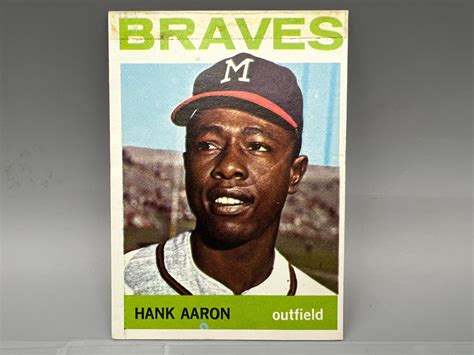 At Auction Topps Hank Aaron