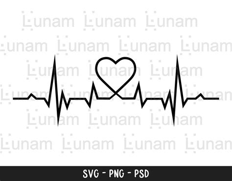 Heart Beat Svg Ekg Svg Heartbeat Svg Heartbeat Clipart Etsy Hong Kong