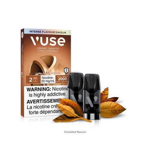 Vuse Pods - Creamy Tobacco, 2mL (2 Pods/PK) – Vapeluv Online