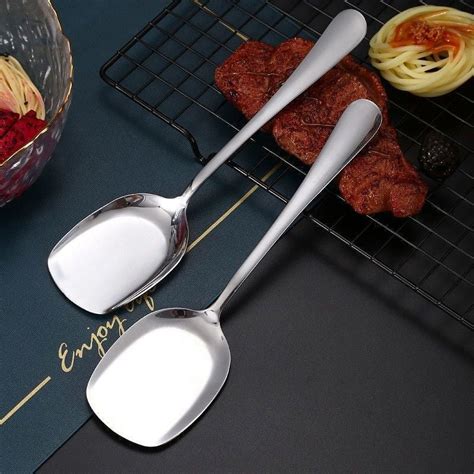dadiaei extra large serving spoon   heavy duty stainless steel