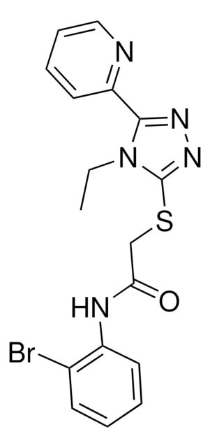 N 2 BR PH 2 4 ETHYL 5 2 PYRIDINYL 4H 1 2 4 TRIAZOL 3 YL THIO