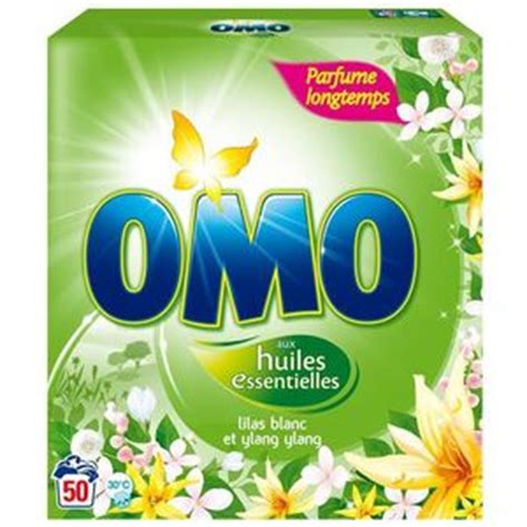 Omo Lessive En Poudre Lilas Blanc Et Ylang Ylang 50 Lavages 4kg Houra Fr