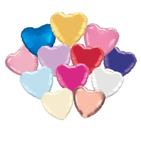 Dozen 18 Mylar Heart Balloons Choose Your Colors Balloon Van Gogh