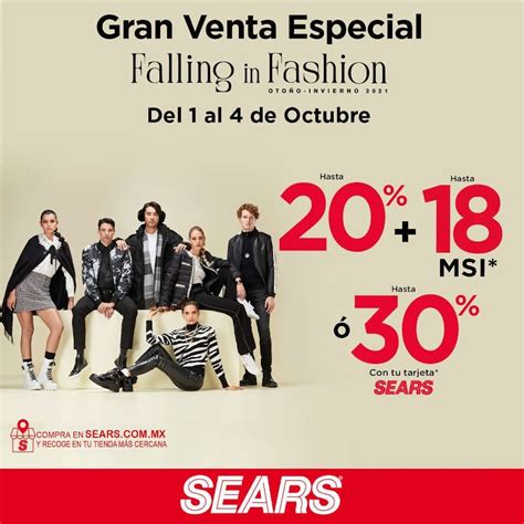 Gran Venta Especial Sears Del 1 Al 4 De Octubre Del 2021