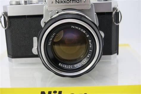 Nikon Nikkormat FT N Nikon Nikkor S 50mm 1 4 Lens Analogue Camera