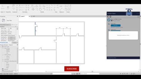 Door Move At Wall Center With Revit Dynamo Youtube