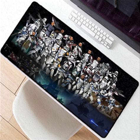 Mairuige Star Wars Large Gaming Mouse Pad Locking Edge Mouse Mat For