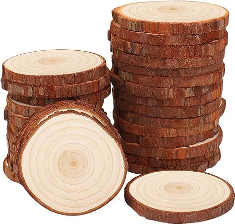 Amazon Fuyit Unfinished Wood Slices With No Hole Pcs