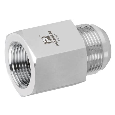 Male X Female Straight Adaptors JIC X NPT Male Thread Size 7 16 20