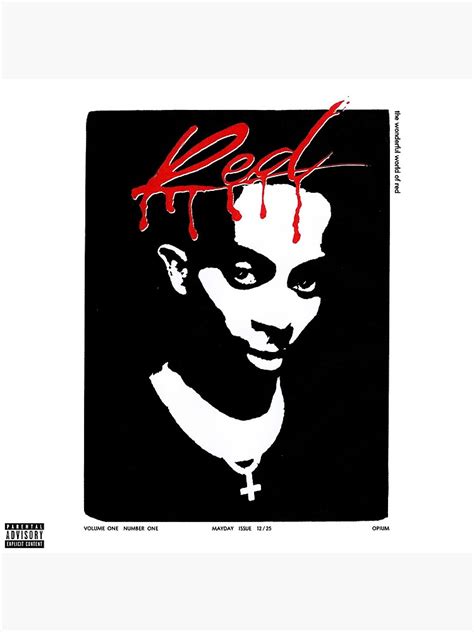 "Playboi Carti Whole Lotta Red Album Cover" Photographic Print for Sale ...