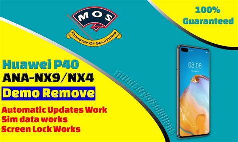 Huawei P40 5G ANA NX9 ANA NX4 Demo Remove Permanent Automatic Updates