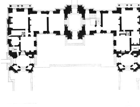 Ch Teau De Maisons Laffitte Floor Plan Of The Ground Floor