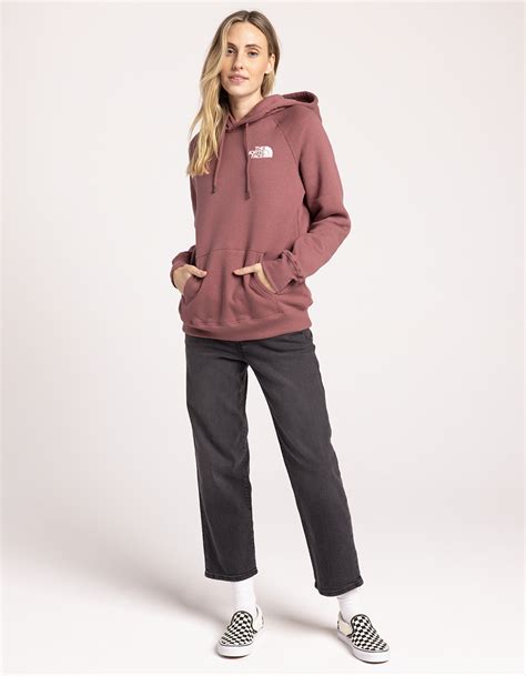 The North Face Womens Box Nse Pullover Hoodie Chestnut Tillys