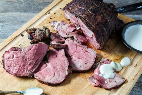 Perfectly Pink Juicy Smoked Lamb Leg Jess Pryles Recipe Smoked