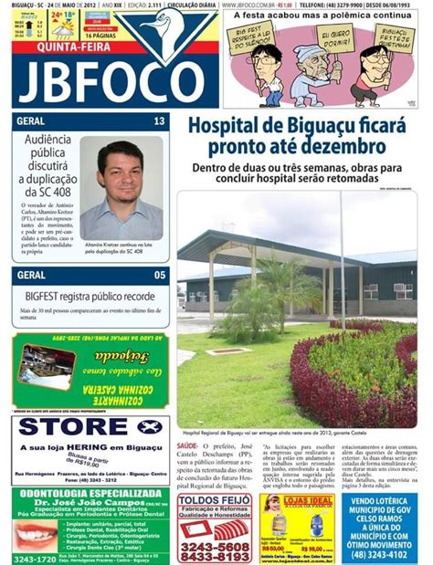 Jornais em Foco Coluna do Décio Fazem 12 anos que o JBFoco noticiava