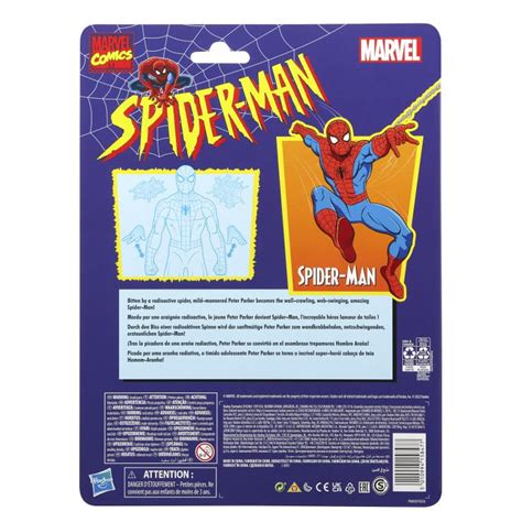 Spider Man Marvel Legends Retro Collection Spider Man Cel Shaded Ver