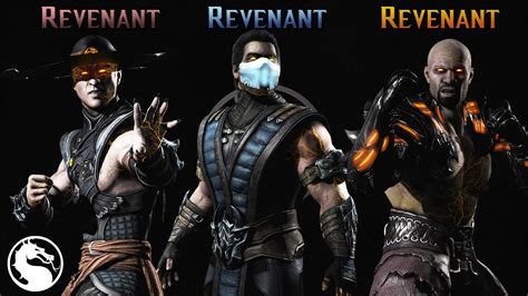 Mkx Mobile Fw Revenant Kung Lao Revenant Sub Zero Revenant Jax