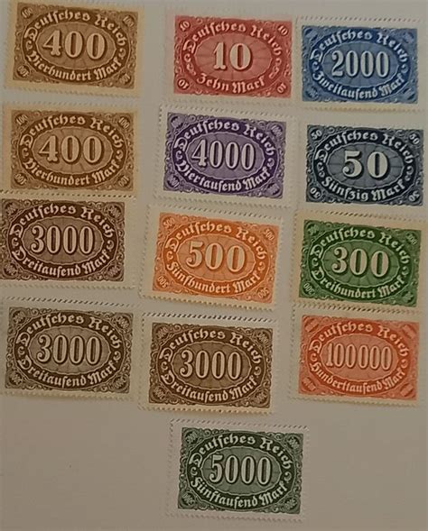 Briefmarken Deutsches Reich Freimarken Postfrisch Kaufen Auf