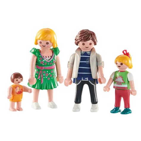 Família Pais e Filhos Boneco Playmobil Bonecos para Constelação