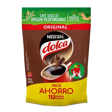 Caf Nescafe Dolca Tradicional Doy Pack X Gr Super Mami