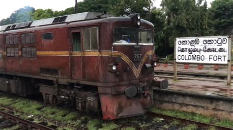 Sri Lanka Railways M5c Kandy Bound Senkadagala Manike Xpress Fort