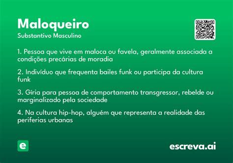 O Que Significa Maloqueiro - Maloqueiro - Significado e Sinônimo - escreva.ai