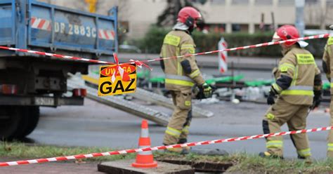 Awaria gazociągu przy moście Szczytnickim Ruch na moście został przyw