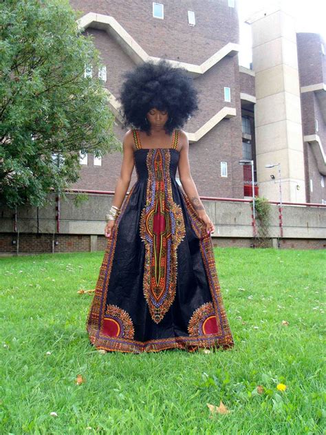 African Dashiki Diva Print Maxi Dress L African Dashiki Africans And Maxi Dresses