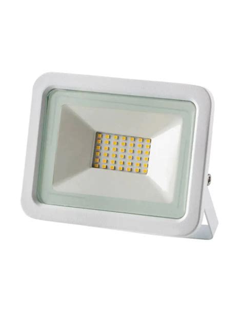 Foco Proyector LED Duralamp Slim 30W 4000K Blanco IP65 PANTH STWH30N