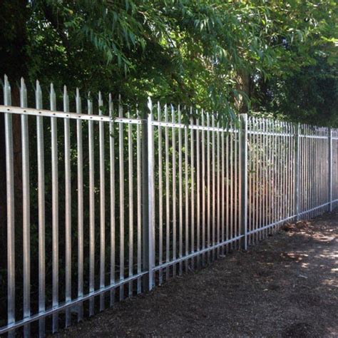 Tri Point Steel Plaisade Security Fencing Tate