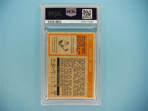 1972 73 O PEE CHEE NHL HOCKEY CARD 237 PIERRE JARRY ROOKIE PSA 8 NM MT