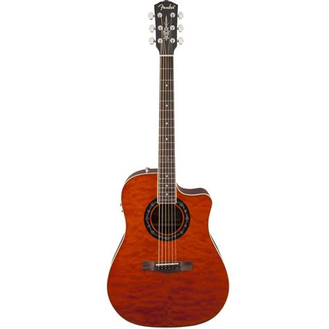 Fender T Bucket Ce Amb Quilt Maple Semi Acoustic Guitar