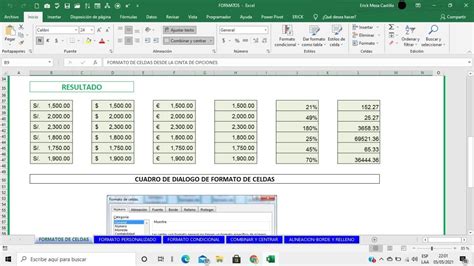 FORMATOS EN EXCEL YouTube