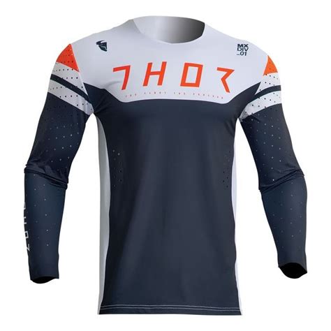 Thor Prime Rival Mx Motorcross Jersey Gray Midnight Model