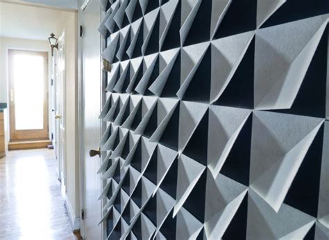 Make it Modern: DIY 3D Felt Wall Panels - Design Milk