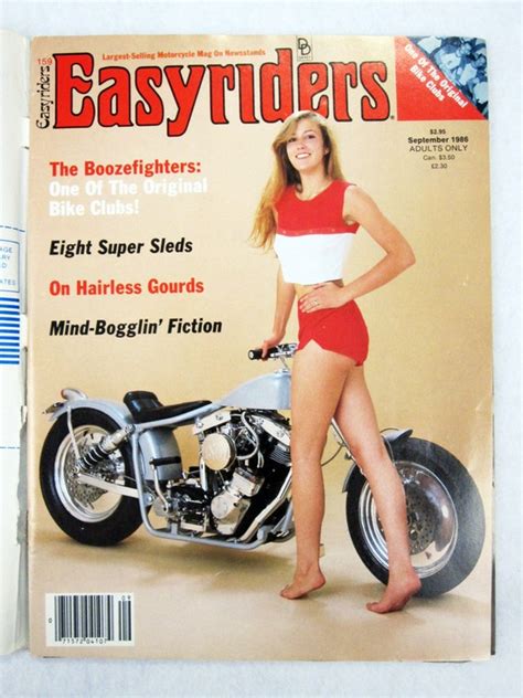 Vintage Easyriders Magazine w/ David Mann Poster September