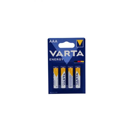 Baterie R3 AAA Varta Energy Alcalina 4buc